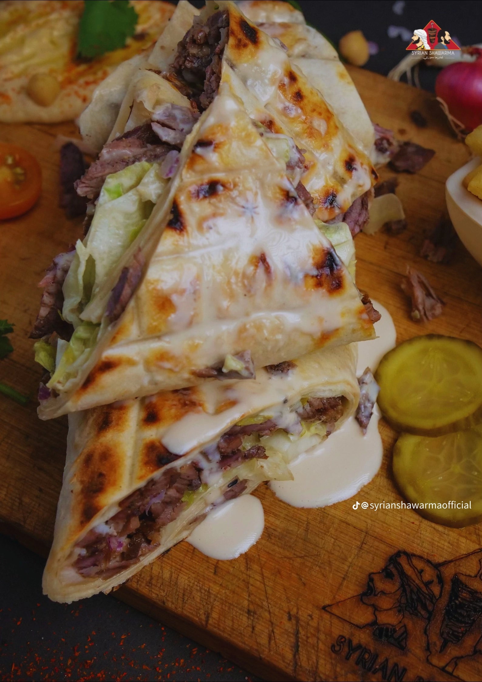 Beef shawarma