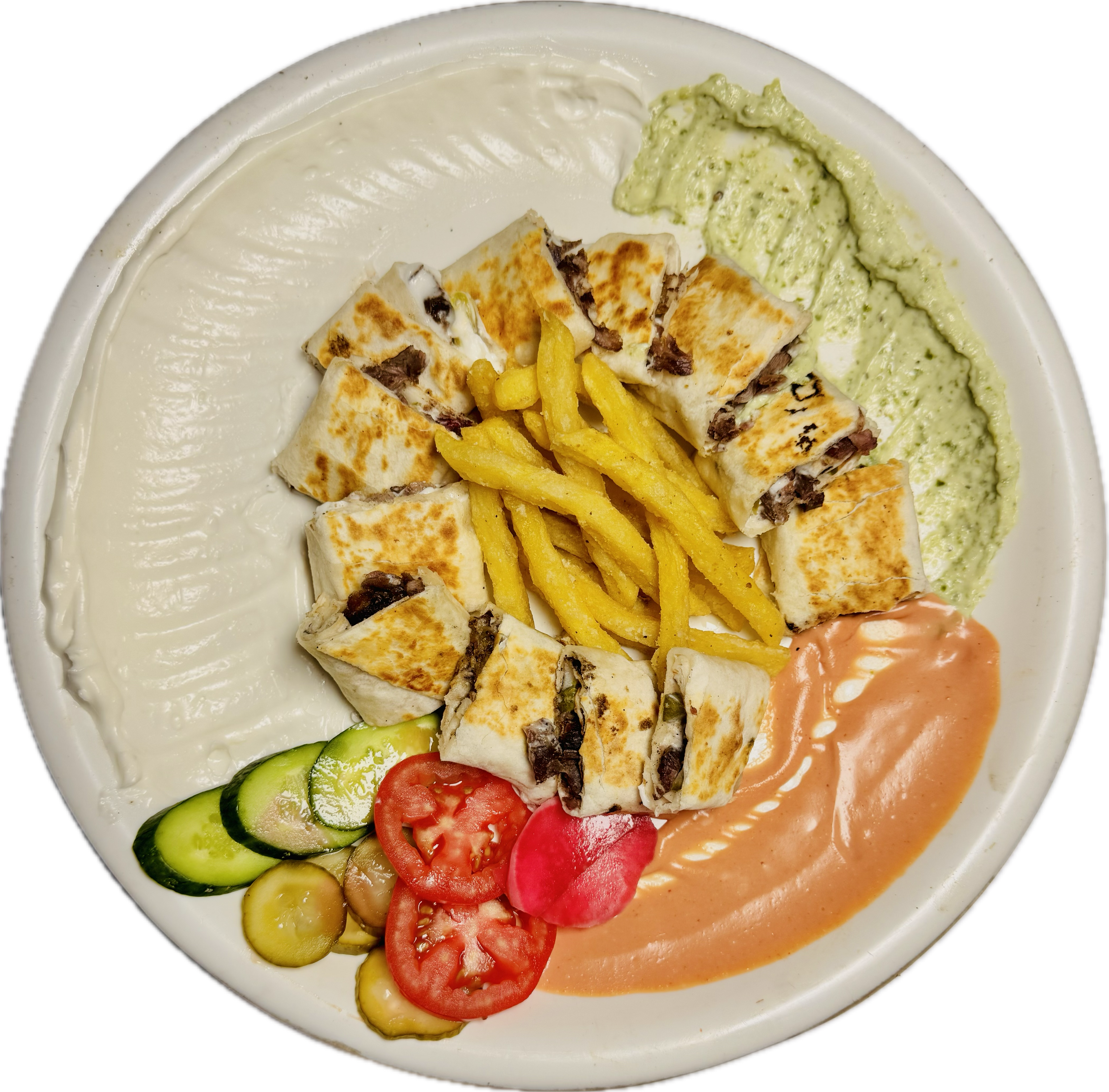 Arabic Beef Shawarma Platter